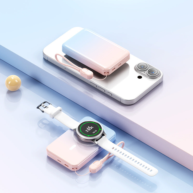 Compact power bank with integrated induction charging function Stornfield