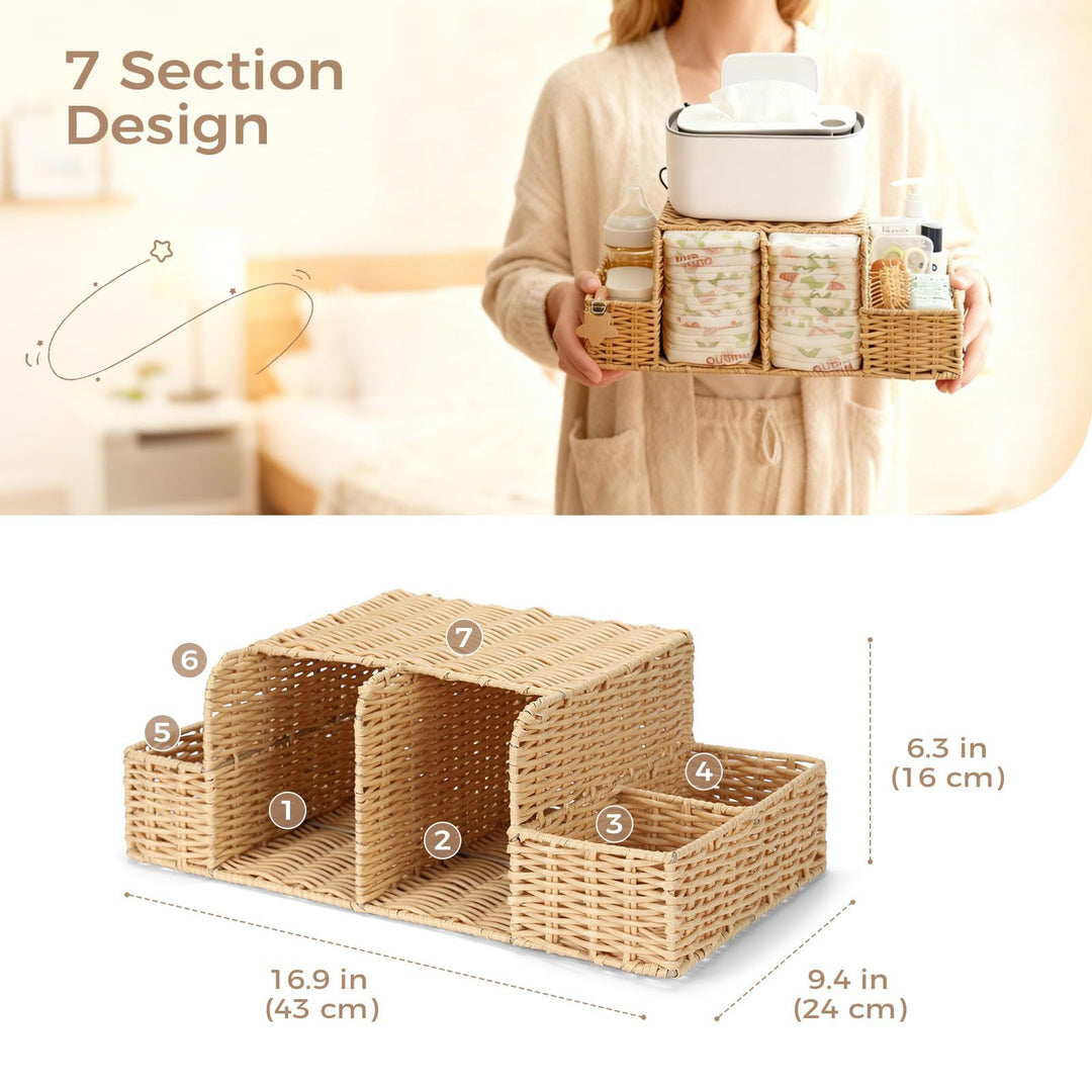 Decorative Woven Storage Basket Stornfield 1790220378