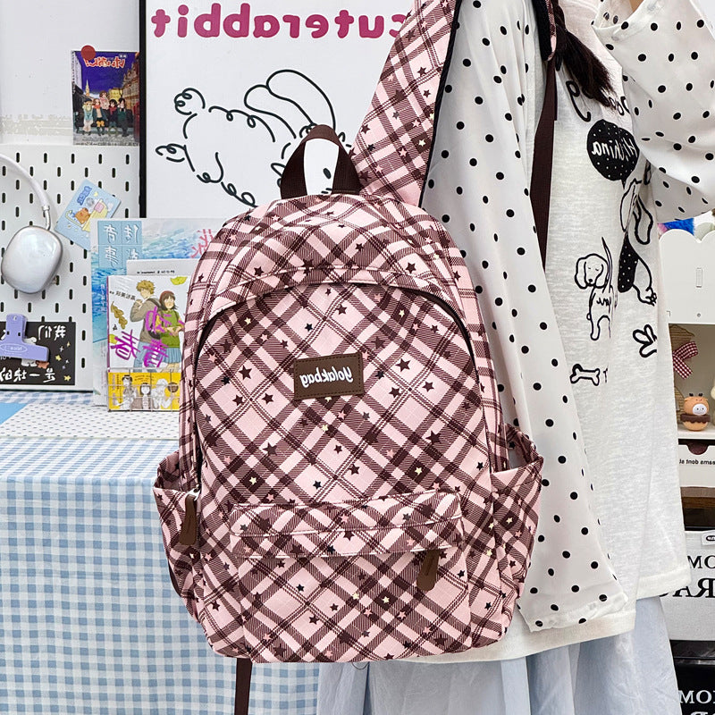 Playful Geometric Pattern Backpack Stornfield