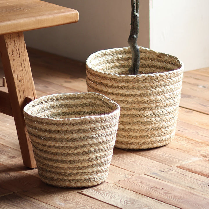 Natural decoration basket Stornfield