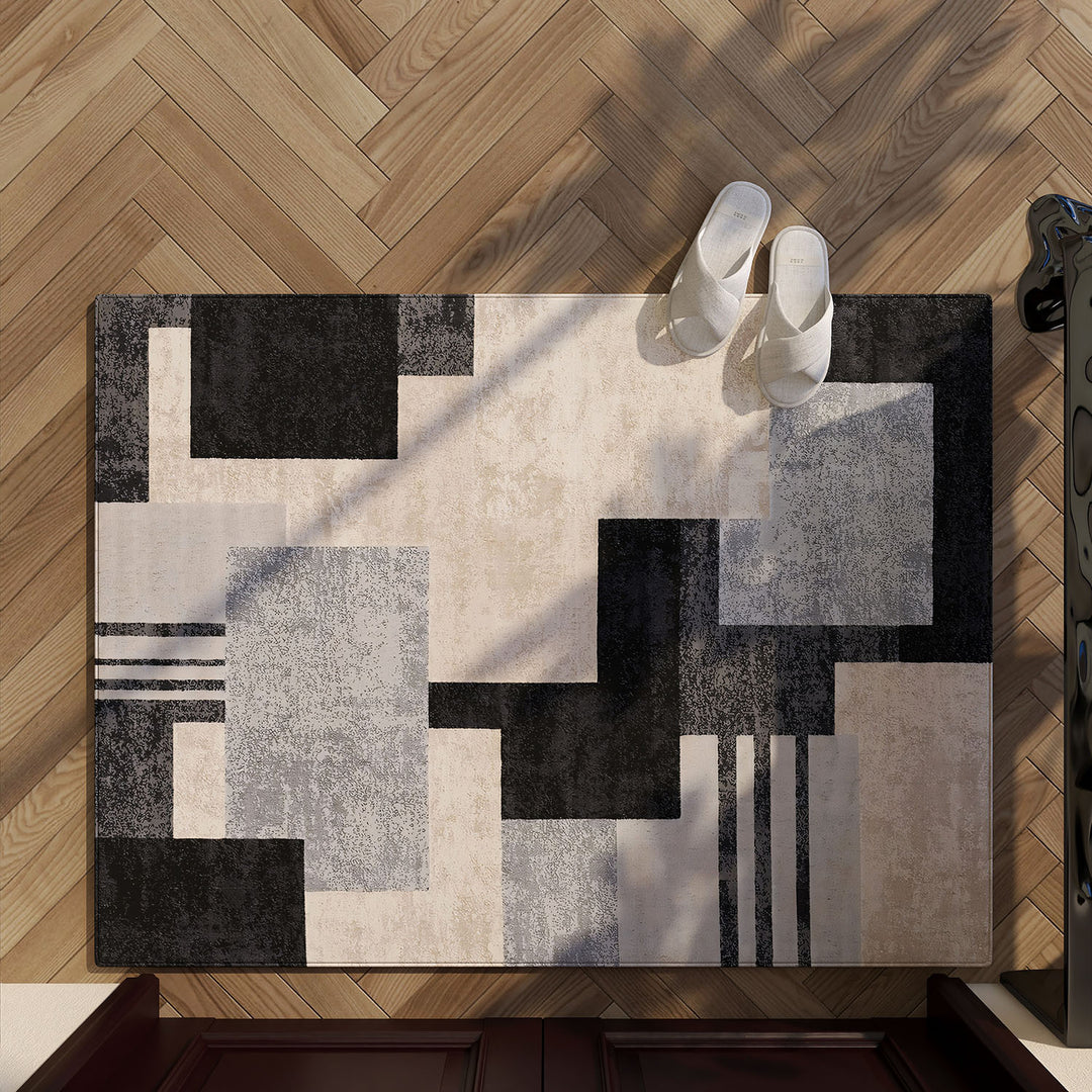 Abstract Patterned Area Rug