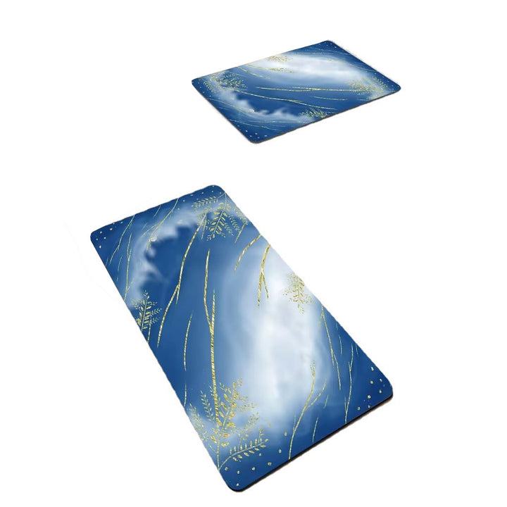 Luxurious Marble Pattern Bath Mat Set Stornfield
