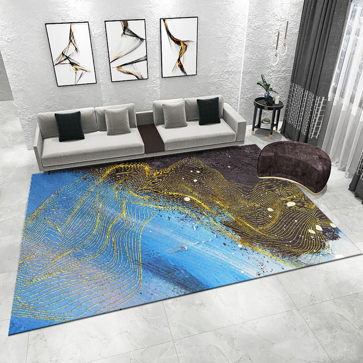 Artistic Wave Pattern Area Rug
