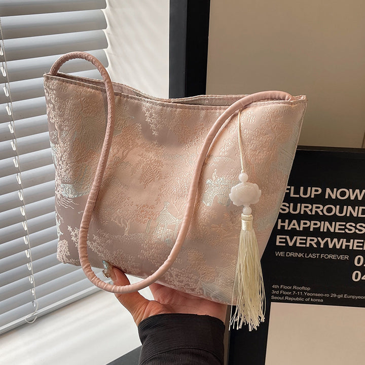 Elegant Satin Shoulder Bag
