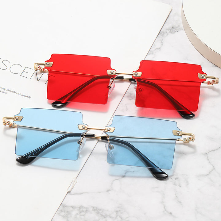 Women's fashionable oversized sunglasses with rectangular design Stornfield