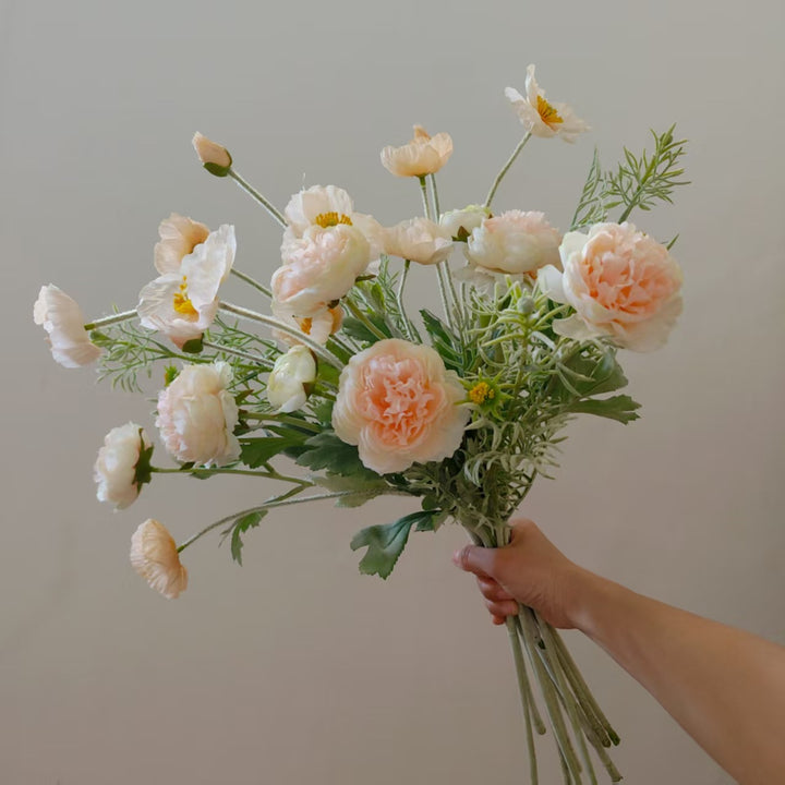 Lifelike Floral Bouquet Arrangement