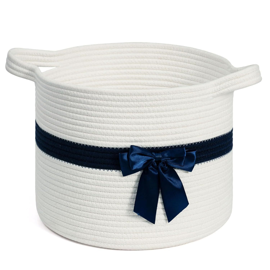 Women Decorative Storage Basket with Bow Accent Stornfield