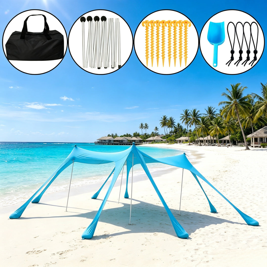 Portable Beach Shade Canopy Stornfield