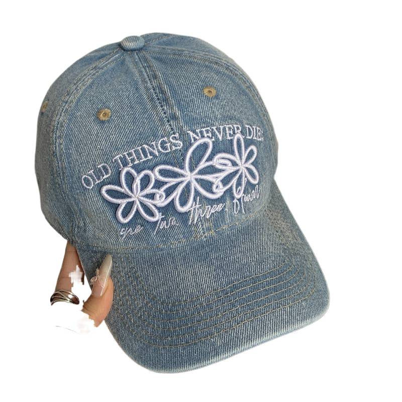 Women's Embroidered Denim Cap Stornfield