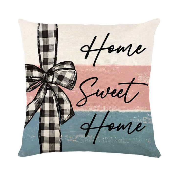 Decorative Home Phrase Throw Pillow