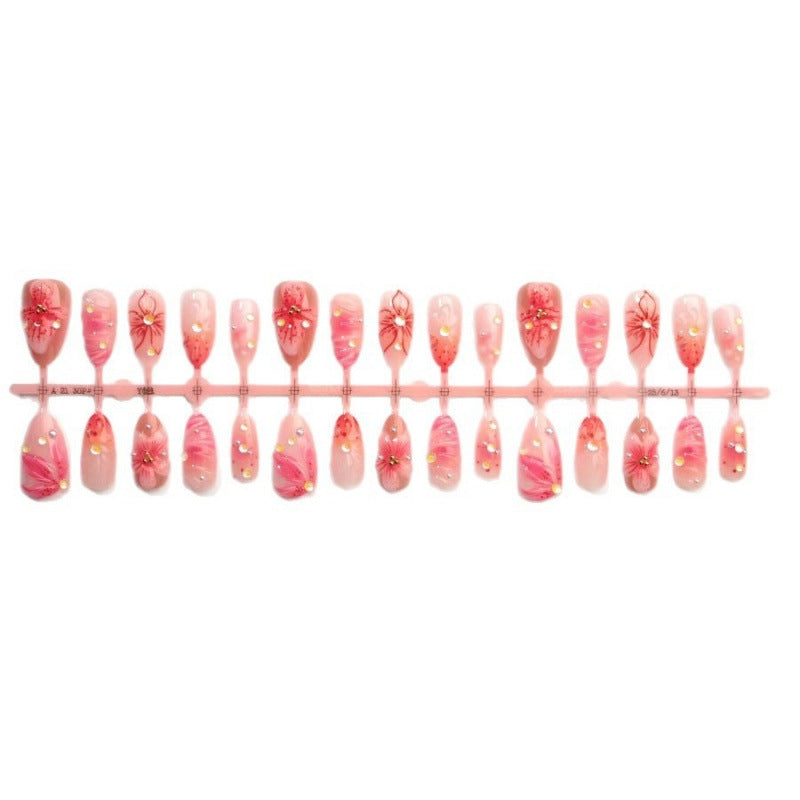 Premium Floral Acrylic Nail Art Set