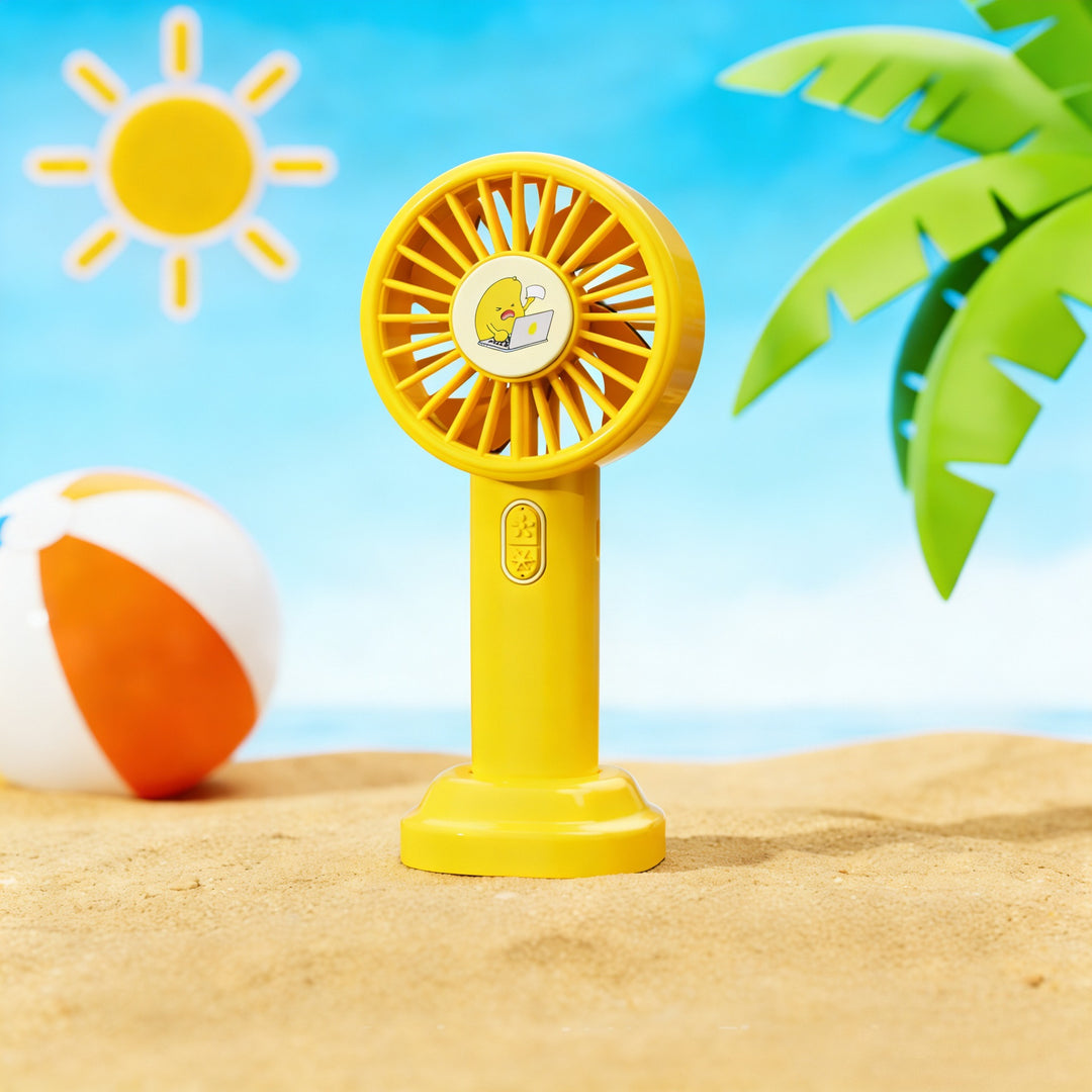 Unisex Portable Hand Fan with Cute Animal Design Stornfield