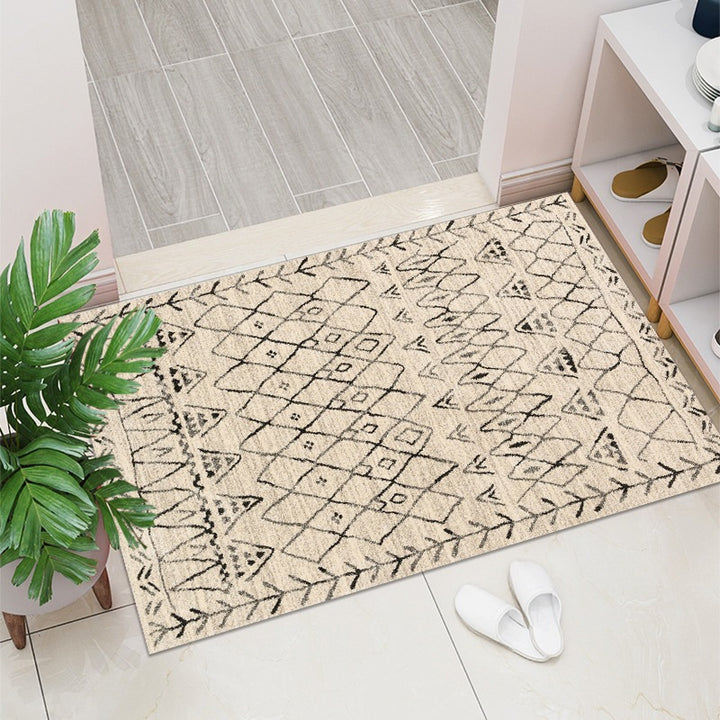 Geometric Pattern Decorative Floor Mat Stornfield