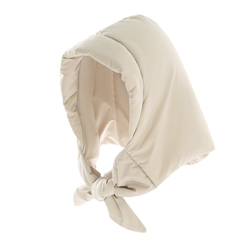 Padded Quilted Insulated Tie-Back Hooded Headscarf Stornfield