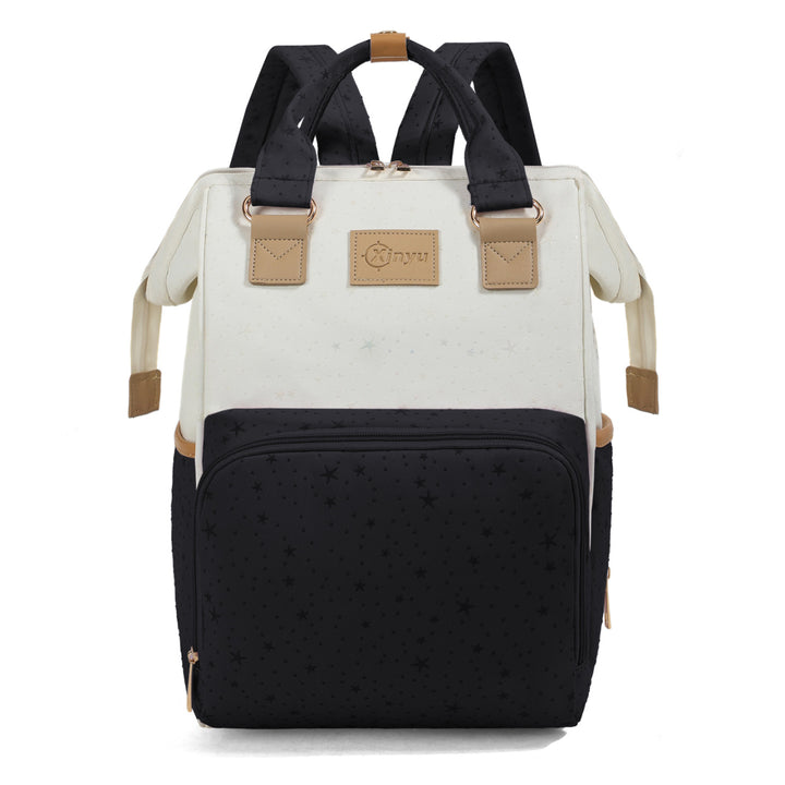 Star-Patterned Multi-Compartment Backpack Stornfield