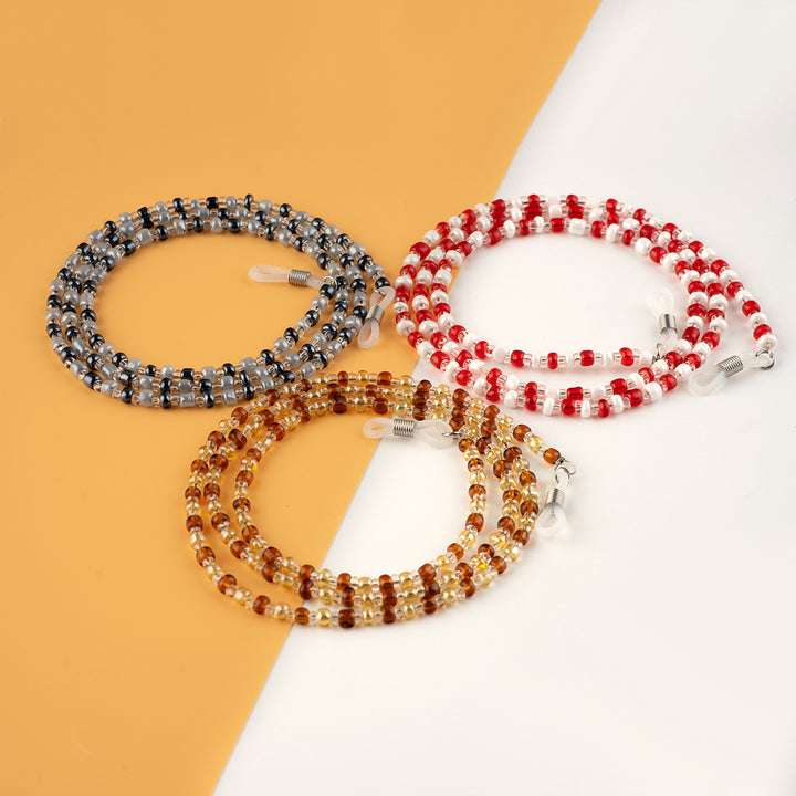 Beaded Eyewear Chain with Flexible Holders Stornfield