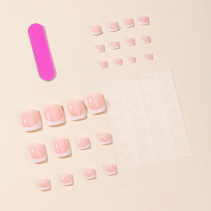 French Tip Gel Nail Art Stornfield