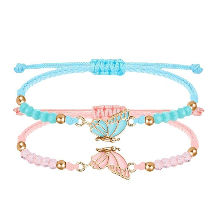 Butterfly Charm Necklace and Bracelet Set Stornfield