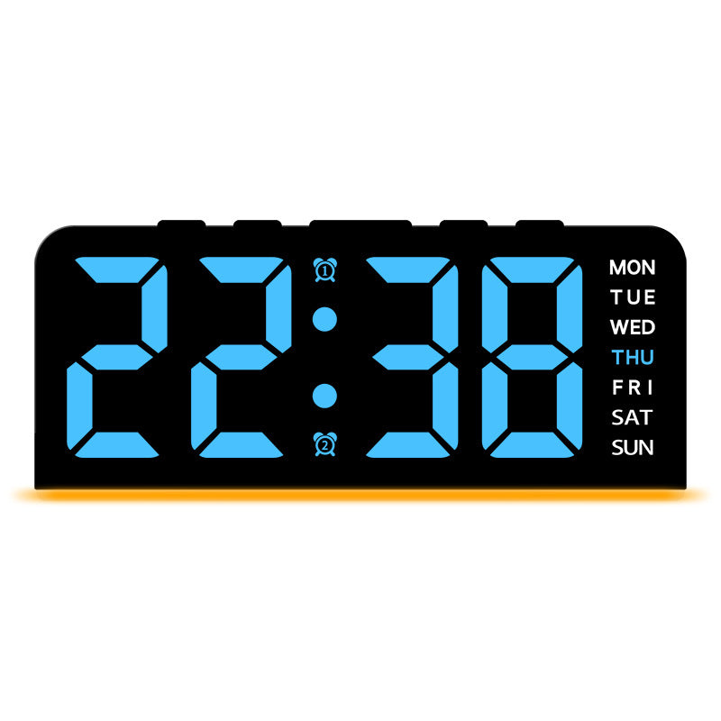 Digital LED alarm clock with color change Stornfield