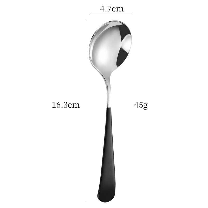 Elegant Dessert Spoon with High-Quality and Non-Slip Grip Design Stornfield