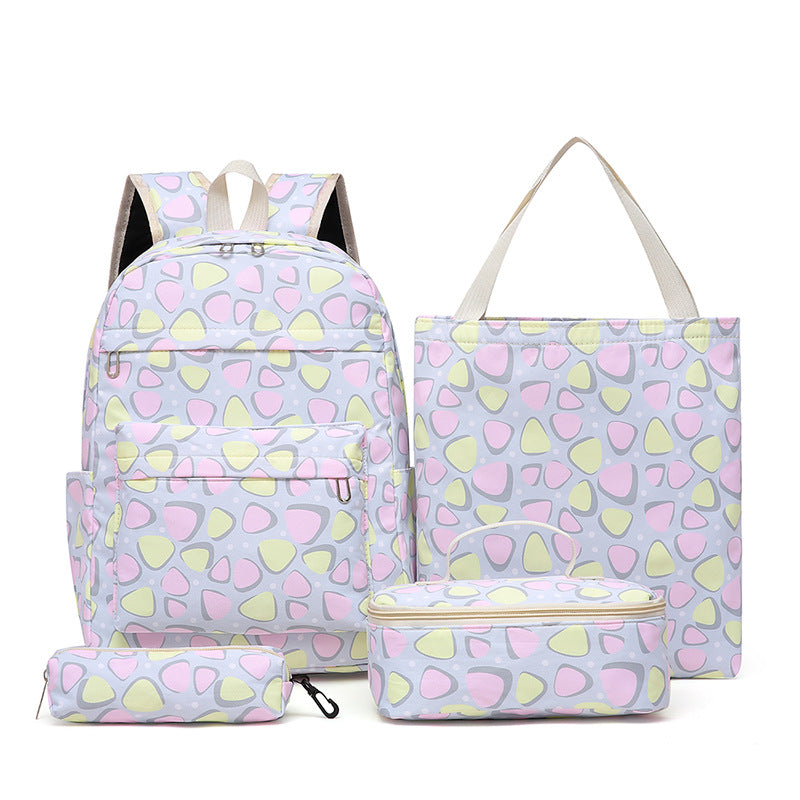 Set of backpack, tote bag and lunch box Stornfield
