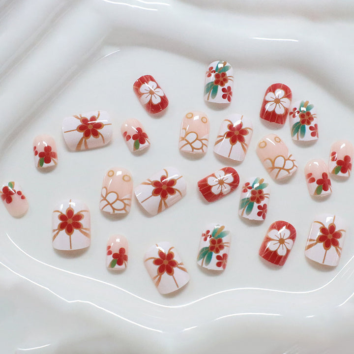 Floral Patterned Nail Art Stornfield