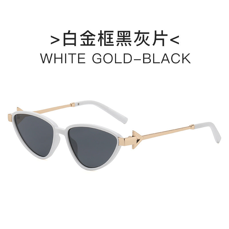 Ladies Cat-Eye Sunglasses with Stylish Metal Frame and UV Protection Stornfield