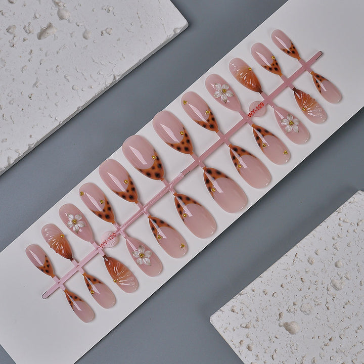 Decorative Floral Press-On Nail Set Stornfield 1787294358