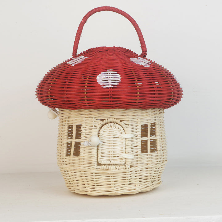 Playful storage basket in mushroom design Stornfield