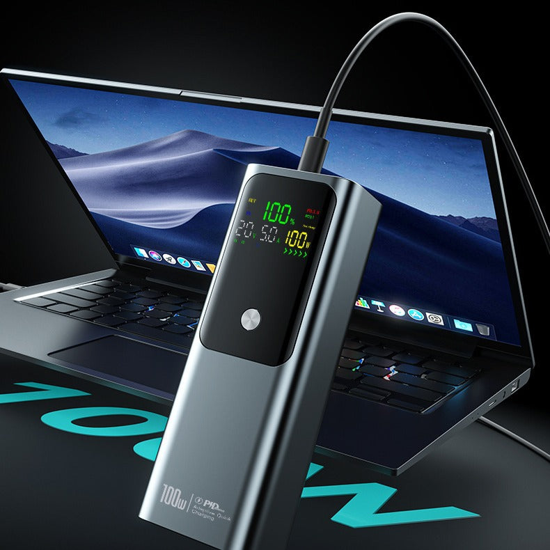 Portable power bank with intelligent charging display Stornfield