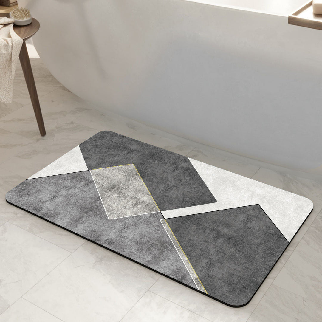 Geometric Patterned Anti-Fatigue Bath Mat Stornfield