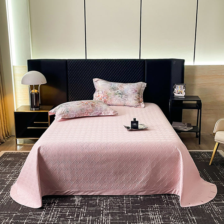 Luxury Floral Cotton Sateen Duvet Cover Set