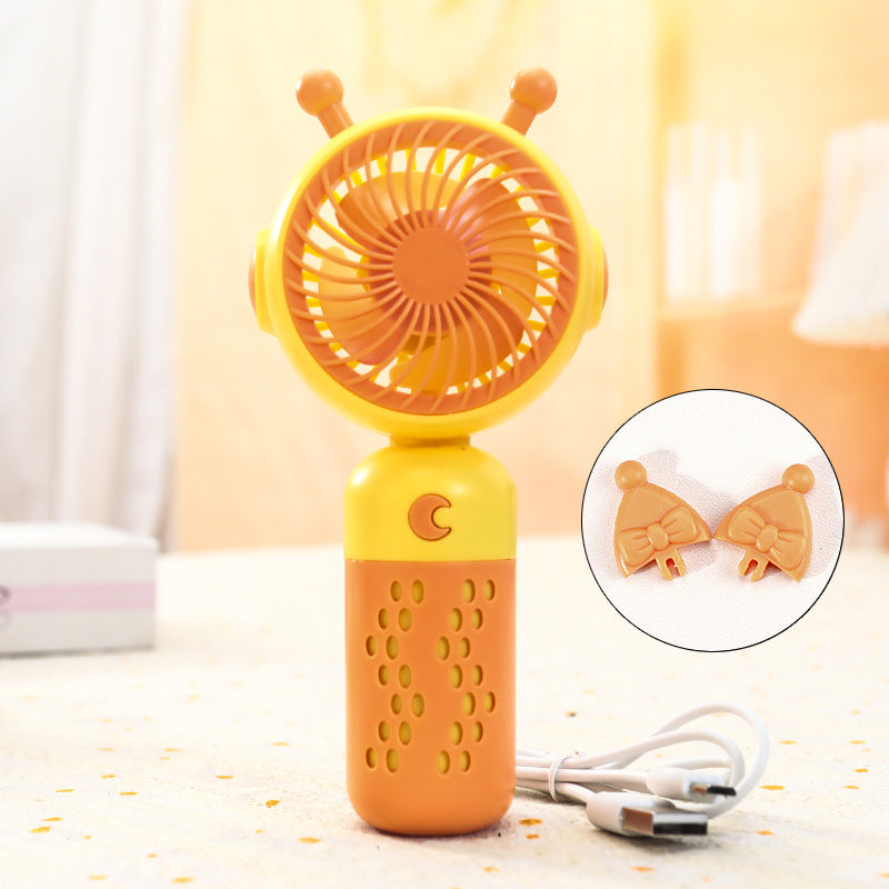 Ladies Portable Mini Handheld Fan with Cat Ears Stornfield