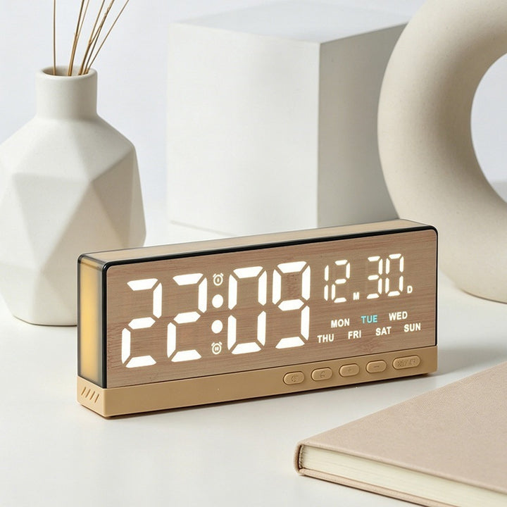 Digital Alarm Clock with Clear LED Display Stornfield