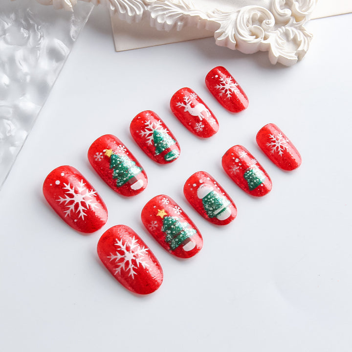 Festive Holiday Nail Art Design Stornfield