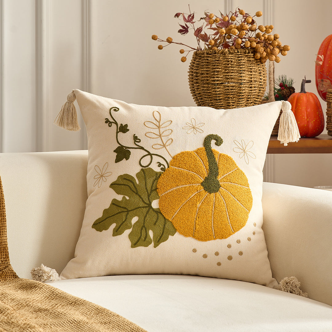 Decorative Pumpkin Throw Pillow