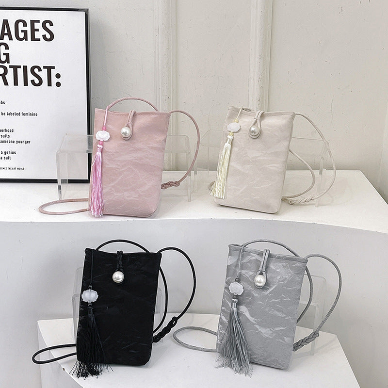 Elegant Textured Mini Crossbody Bag Stornfield