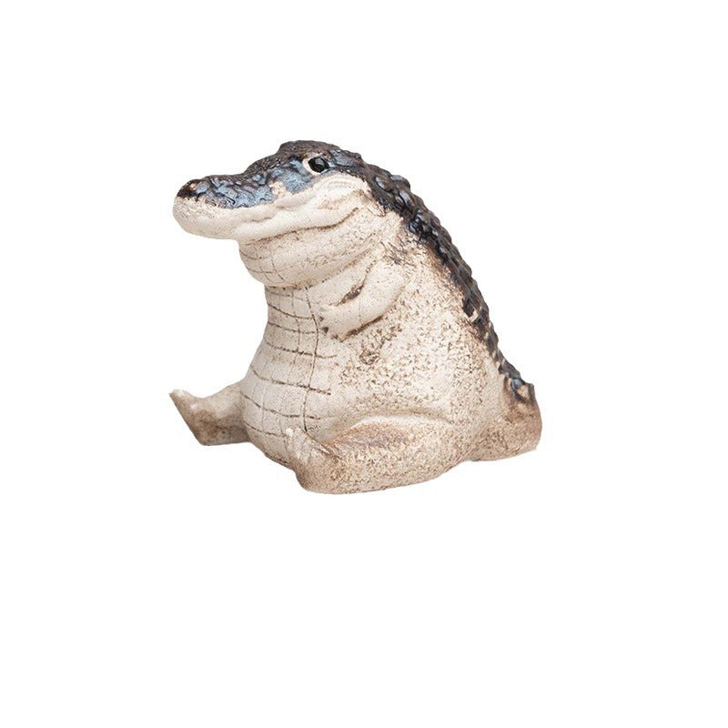Decorative Crocodile Figurine Stornfield