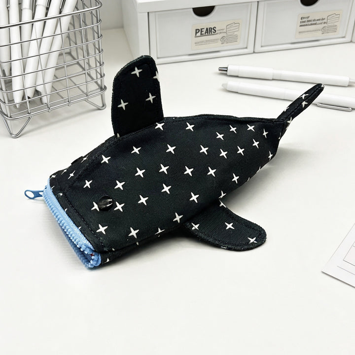 Plush Shark-Shaped Pencil Case Stornfield