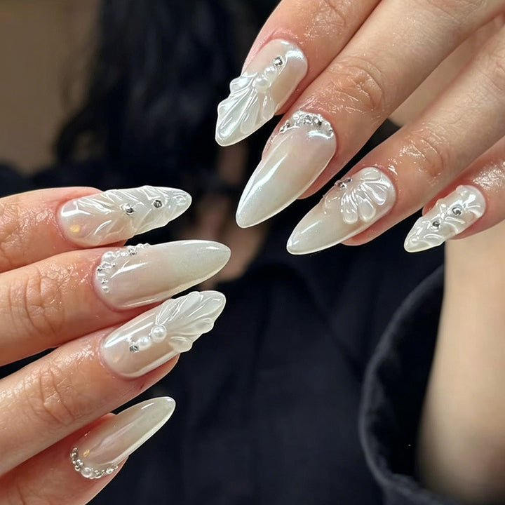 Elegant Rhinestone-Embellished Nail Tips Stornfield