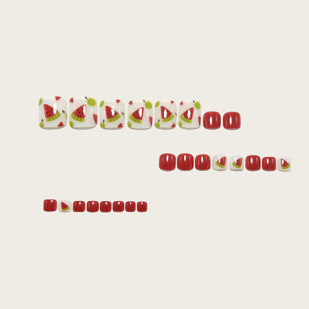 Artificial Nail Set with Fruity Designs Stornfield