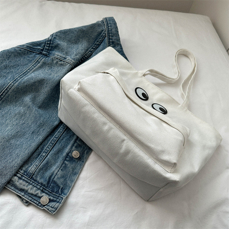 Fun Eye-Embellished Tote Bag