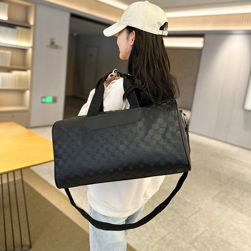 Elegant Travel Bag Made of Durable Artificial Leather with Crocodile Pattern Stornfield