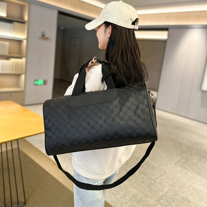 Elegant Travel Bag Made of Durable Artificial Leather with Crocodile Pattern Stornfield