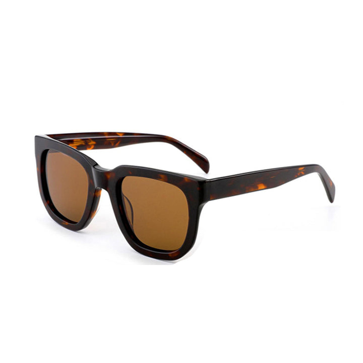 Ladies' fashionable sunglasses with a sturdy plastic frame and brown lenses Stornfield