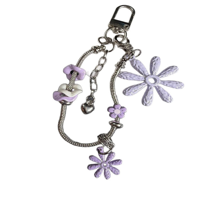 Floral-Themed Charm Keychain Stornfield