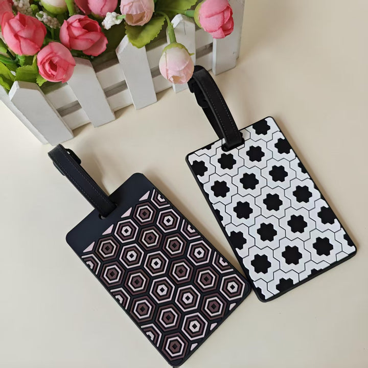 Unisex Retro Puzzle-Themed Luggage Tag Stornfield