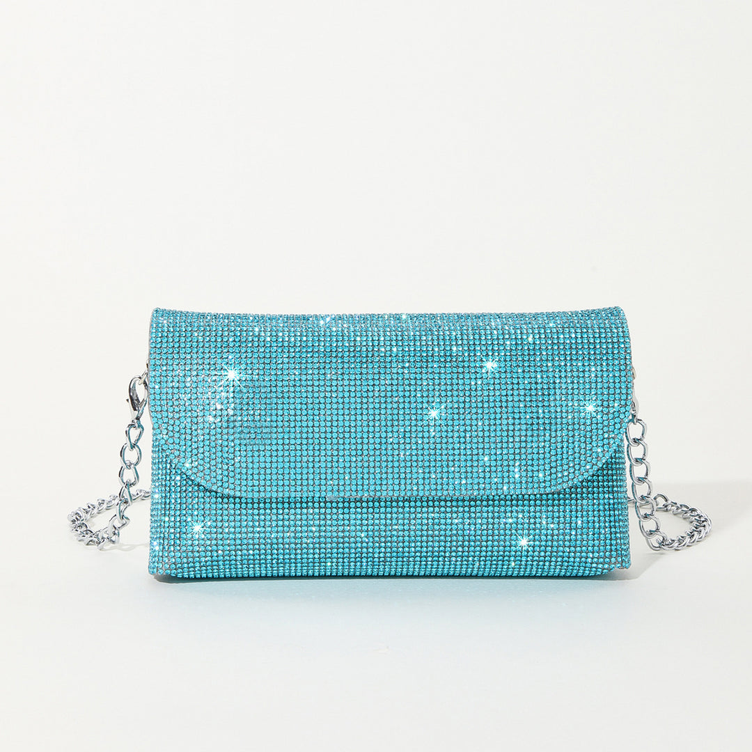 Rhinestone-Studded Evening Clutch