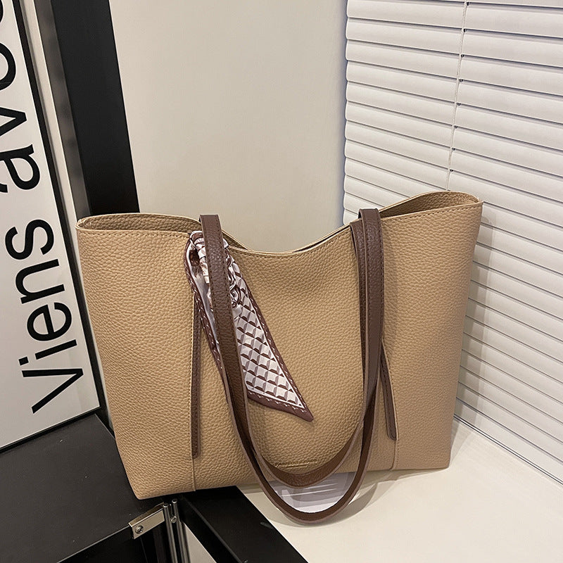 Classic Leather Tote Bag