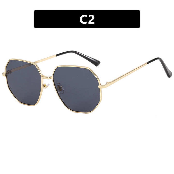 Women's fashionable geometric sunglasses with protective UV filter and stylish frame Stornfield